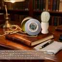 Leather & Furniture Repair Salve with Applicator Brush, 2025 Upgraded Leather Conditioner & Polisher, Natural Moisturizer Restorer for Wood, Couch, Car Seats & Shoes