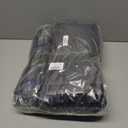 Magnetic Thermal Insulated Door Curtain,Fits Door Size 38'' x 82'', Durable Oxford Cloth Thicken Cotton Fiber Fill, Temporary Door Insulation Cover,Soundproof Weatherproof Doors Blanket (Gray)