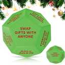 2025 New-Santa Swap Gift Exchange Dice,3 * 3in Exchange Gifts Family Game,Stocking Stuffers for Men Women, Anniversary Christmas Birthday Gifts for Men Women, Large Dice Party Gifts for Xmas
