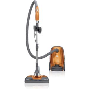 Kenmore 81214 200 Series Pet Friendly Lightweight Bagged Canister Vacuum with HEPA, 2 Motor System, and 3 Cleaning Tools-Orange
