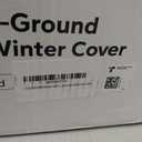 POOLHACKER 2026 Upgrade 18FT Round Winter Pool Cover for Above Ground Pools