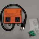 WiFi Above Ground Pool Timer Switch, Ortis Smart Pool Timer with Smart Life App Control, Realize Switch and Timing on Your Phone, for Swimming Pools, Filters, Pumps, and Landscape Lights (Orange)