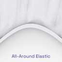 Wakefit 100% Organic Cotton Twin Sheets Set||400TC 4Pc Breathable Bed Set, Dorm Room Essentials with 15 Inch Deep Pocket Fitted Sheet - White