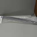 60-Inch Stainless Steel Curved Shower Curtain Rod, 5 Foot Mounted Non-Telescoping Rust Proof (Black)