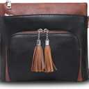 Crossbody Purse for Women, Soft Leather Shoulder Handbag Medium Size Bag with Adjustable Strap
