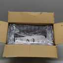 iSPECLE Freezer Organizer Bins, 4 Pack Deep Freezer Baskets for 5 to 7 Cu.Ft, Stackable Wire Chest Freezer Organizer Bins for Small Food, Strong Metal with Handles for Meat and Veggies, Black