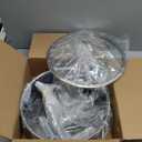 SNOWCLAD Frying Pans Nonstick with Lid,Hybrid Non Stick 5 Quart Saute pan,PFOA Free Cookware,Stainless Steel skillet,12 inch Deep Saute Pan,Dishwasher&Oven Safe,Works on All Cooktops