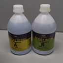 TAKIMO 1 Gallon 3 UV Resistant Epoxy Resin Kit - Ultra Clear Non-Yellowing Formula for Art & Furniture - High Gloss Table Top & Coating - 1:1 Ratio, 128oz