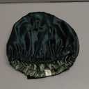 YANIBEST Adjustable Silk Bonnet Double Layer Satin Bonnet Hair Bonnet for Sleeping Bonnets for Women Hats Curly Natural Hair, Sage (One Size)