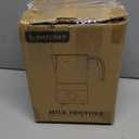 Milk Frother and Steamer [Upgraded], AMZCHEF 600W Detachable Electric Milk Frother, Automatic Hot & Cold Foam Maker, Easy Clean, Stainless Steel Jug, LED Display for Home Coffee (17oz)