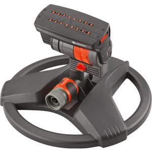 GARDENA (84-BZMX) Up to 2300 Sq Ft, ZoomMaxx Adjustable Oscillating Sprinkler on Weighted Base for Watering of Lawn, Yard and Garden. Includes Gardena Quick Connector System to Connect to Hose.