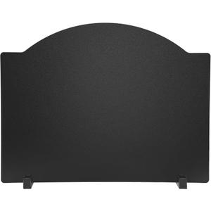 22" Fireplace Back Plates With Feet, Lightweight Firebacks, Iron Reflector Plate, Heat Reflector, Wall Protection, Heat Resistance up to 1400F