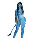 Disguise womens Neytiri Costume, Deluxe Official Avatar Outfit Adult Sized Costumes, As Shown, Women s Size Medium 8-10 US