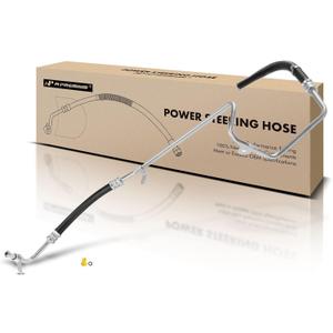 A-Premium Power Steering Return Hose Line Assembly Compatible with Volkswagen Jetta 2011-2013, Passat 2012-2014, Beetle 2012/2014, 1.8L 2.5L, with O-ring, Gear/Rack Pinion to Reservoir