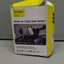 Motorcycle Phone Mount Holder, [150mph Wind Anti-Shake][7.2inch Big Phone Friendly] Bike Phone Holder, Motorcycle Handlebar Cell Phone Clamp, Compatible with iPhone 16 Pro Max, Black