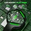 BINNUNE Wireless Gaming Headset for Xbox Series X/S, Xbox One, PS5, 120H Ultra-Long Battery, Bluetooth 5.3 Gaming Headphones with Noise-Canceling Mic, Comfortable Over-Ear Headphones, Green