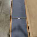 JONATHAN Y LNG1100A-2SET Trabuco Coastal Modern Acacia Wood Mesh 3-Position Outdoor Chaise Lounge Set with Side Table Transitional, Classic, Minimalist, Traditional, Contemporary, Dark Gray/Teak Brown (Non-Foldable)