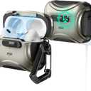 ESR for AirPods Pro Case (2023/2022/2019, 2nd/1st Gen), Compatible with AirPods Pro 2nd Generation (USB-C/Lightning Cable), Effortless MagSafe, Drop-Proof Lock, Easy Open, Cyber Series, Titanium | 2023, 2022, 2019, 2nd Gen, 1st Gen, USB-C