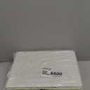 Large 22 Quart Linen Fabric Foldable Storage Bin Cube Organizer Basket with Flip-Top Lid & Handles, Clothes Blanket Box for Home, Office, Closet, White, 4 Pack 14.6 x 9.5 x 9.5