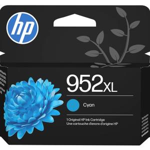 HP 952XL Cyan High-Yield Ink Cartridge | Works OfficeJet 8702, OfficeJet Pro 7720, 7740, 8210, 8710, 8720, 8730, 8740 Series | Eligible for Instant Ink | L0S61AN
