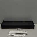 Meangood Floating Shelves Wall Mounted Set of 2, Rustic Wood Wall Storage Shelves for Bedroom,Living Room,Bathroom, Kitchen (Black)