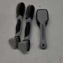 VIKING Tire Brush and Wheel Brush for Cleaning Car, Tires, Car Wash, Grey, 10.3 x 3.3 x 2.3 inch, 3 Pack