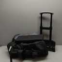 Tonyeee Padded Car Seat Travel Bag for Airplane with Wheels, Heavy Duty Carseat Bags for Air Travel, Rolling Gate Check Backpack and Dolly Carrier, Storage for Baby Essentials, Black