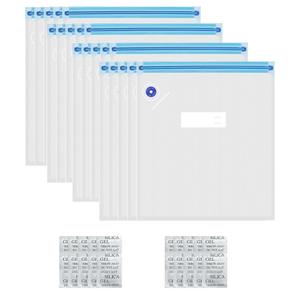 20PCS 3D Printer Filament Vacuum Storage Bags, 3D Printing Filament Spools Storage Set with Desiccants, Perfect for 3D Filament Spool Storage or Using After Filament Dryer Box