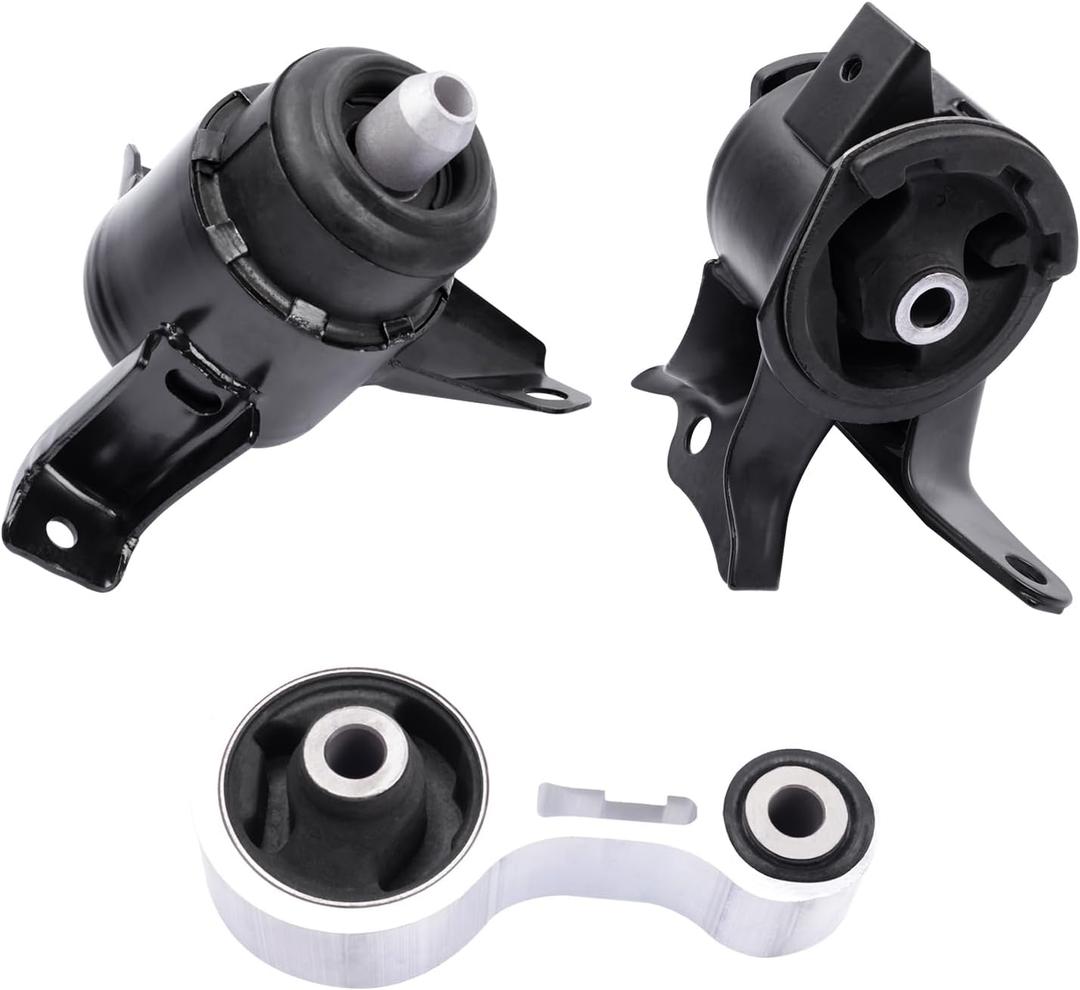 Engine Motor and Transmission Mount Kit, Compatible with 2003-2008 Mazda 6 2.3L L4 Engine,Replace OE A3907 GJ6A39070 A6494 GK2E39060D A6497 GK2A3904XB GK2A39040 GK2A39040A Set of 3
