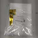 PigPotParty Cellophane Treat Bags 6x9 Inch, 50 Pack Clear Goodie Bags with Bottom Gusset for Stand-Up Display, Small Plastic Gift Wrap for Cookies, Candy, Party Favors, Popcorn, Includes 50 Gold Ties