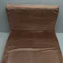 HOMBYS Foam Recliner Chair Cushions for Elderly, 4" Thick Chair Pads with Back Support for Office, Non-Slip Medium Firm Seat Cushion with Lumbar Pillow (Brown, 22"x22"+13" Backrest)