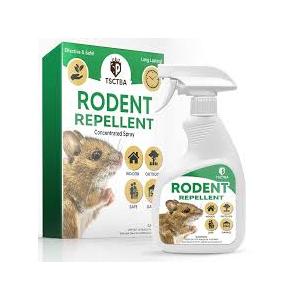 TSCTBA Rodent Repellent Spray, Rodent Repellent for Indoor and Outdoor, Natural Peppermint Oil Spray for Mouse/Mices/Rats, Mouse Repellent Spray for Vehicle Engines,Cars, Trucks, RVs, & Boats-12 OZ
