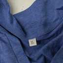 Zeagoo Womens Short Sleeve Polo T Shirts Pleated V Neck Tee Collared Summer Tops Fashion Business Casual Work Blouse (Small, Blue)