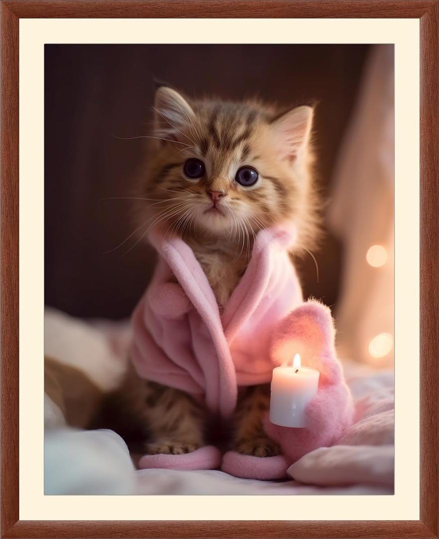 Art Shoppe Framed Print Wall Art, Vintage Wall Décor for Living Room, Bedroom, Office, High-Resolution Image on Premium Art Paper, 3/4" Frame with Plexiglass Front, Ready to Hang, 17"x21"