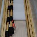 Luggage Rack with Shoe Shelf, Folding Suitcase Stand with Heavy-Duty Straps, Large Wooden Luggage Holders for Guest Room, Ideal for Bedroom, Hotel, Wood 1pc with 2 Storage Bags