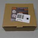 BESTTEN Keyed Same Exterior Door Knob and Single Cylinder Deadbolt Combo Set, Keyed Alike Entry Door Knobs with Lock and Keys for Entrance and Front Door, Satin Nickel