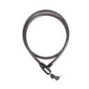 Kwikset 6 ft Keyed Bicycle Cable Lock, 5/8 in Diameter, Bike and Outdoor Security, 1 Pack, Black