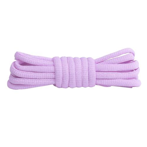 MOCATH Oval Athletic Shoelaces Half Round Shoe Laces for Sneakers Running Shoes Sport Shoe Strings Lavender 32 Inch