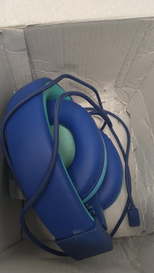 Kids Headphones for School 1 Pack, Upgrade USB C Headphones for Kids, Wired Headphone for Kid, HD Stereo Sound, Foldable Kid OverEar Headphone for Boys, Girls, iPad, PC, Tablets, Travel, Blue