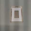 Lutron Claro Light Switch Cover Plate, 1 Gang Wallplate, for Decorator Light Switches, Rocker Light Switch Cover, Outlet Cover, Screwless Switch Plate Cover, Gloss, CW-1-WH, White
