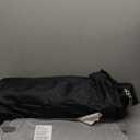 Pamo Babe Travel Crib Lightweight Playpen Baby Playard with Bassinet Portable Mini Playard (Black)