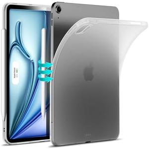 ESR for iPad Air 11 Inch Case M3/M2 (2025/2024), iPad Air 5th/4th Gen(2022/2020), Slim&Light, Yellowing Resistant, Transparent Back Cover, Supports Pencil Pro& USB-C, Zero Series, Frosted White