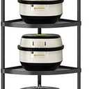 Kitchen Corner Shelf Rack, Multi-layer Pot Rack Storage Organizer Metal Shelves Holder (8 Tier)