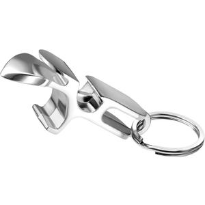 Metal Shotgun Bottle Opener - 4 in 1 Shotgun Tool, Beer Tab Opener, Bottle Opener, Extremely Durable, Drinking Games - Silver