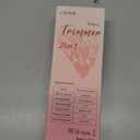 Bikini Trimmer for Women, 2 in 1 Electric Razors for Women, Dermave Bikini Shaver 2.0, IPX7 Waterproof & Easy Cleaning, Ceramic Blade, 120 Min Cordless Runtime, Ultra Low Silent (Pink).