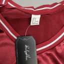 SOLY HUX Jersey Shirts for Women Y2k Crop Tops Streetwear Sportswear Short Sleeve T-Shirt Cute Football Jersey Top, Medium