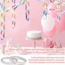 Lincia 600 Sheet Paper Chain Garland Strips 1x8 Inch with Double Sided Tape, DIY Construction Paper Chains for Birthday Wedding Holiday Party Decorations, Crafts Supplies (Macaron)