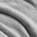 WDCOZY Grey Faux Rabbit Fur Throw Blanket, Gray Soft Fluffy Fuzzy Throw for Couch Sofa Bed Chair, Cozy Decorative Blanket, Thick and Warm, Winter Living Room Decor, Small 50x60 inches