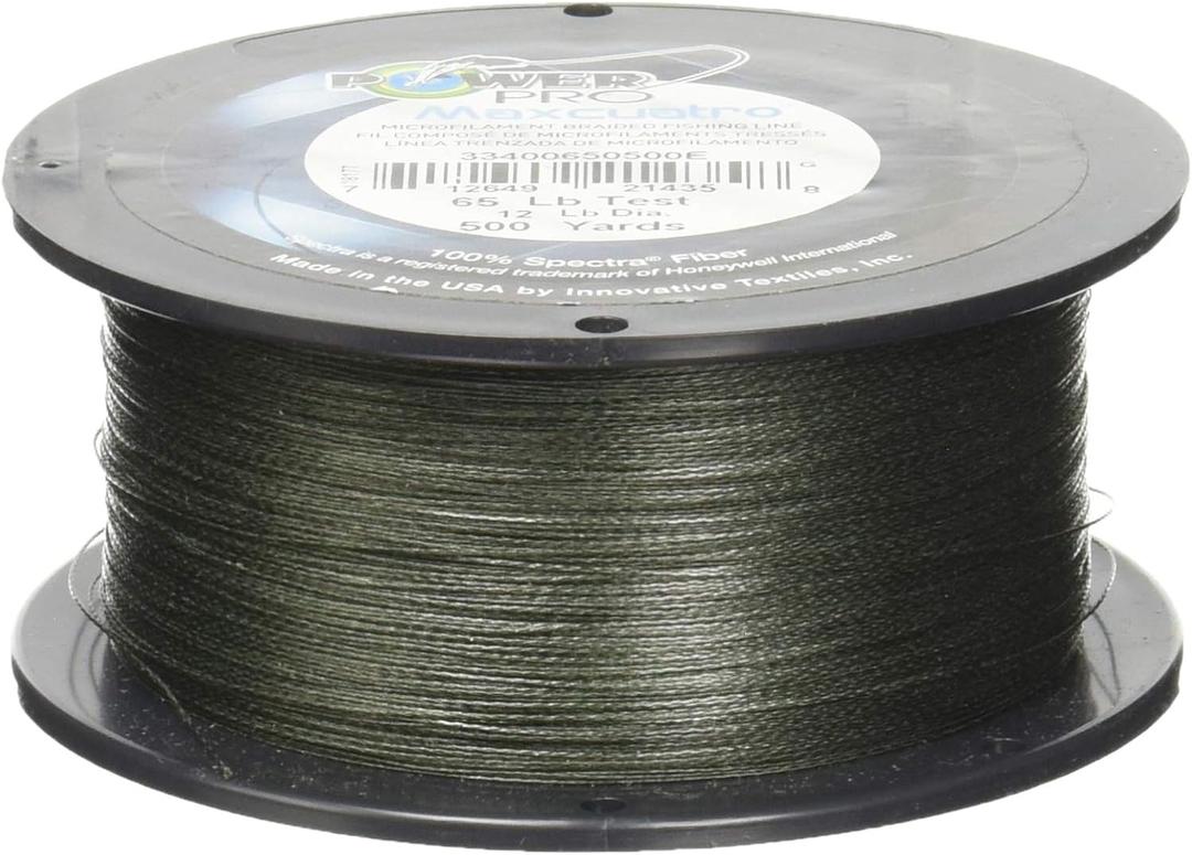 POWER PRO 33400650500E MaxCuatro Spectra HT Braided Fishing Line,Multi,OS