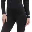 Layatone Womens 3mm Shorty Neoprene Wetsuit, Mens Full Body Front Zipper Wet Suits for Diving,Snorkeling Surfing Swimming, X-Small